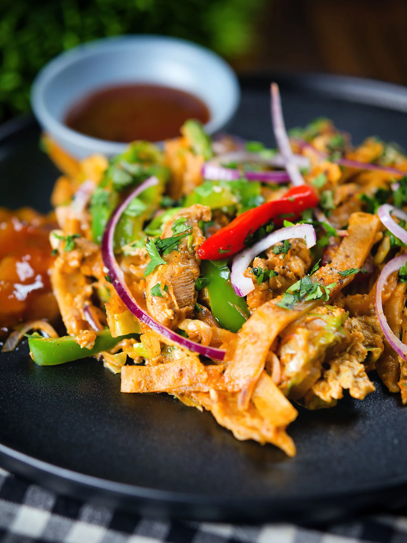 Kottu pregătit în tigaie