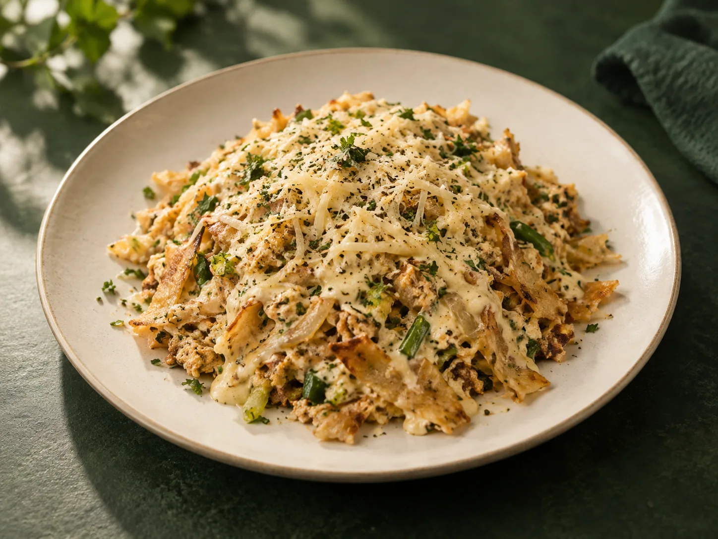 Kottu Carbonara cu brânză