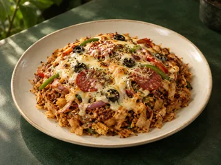 Pizza Kottu cu extra brânză