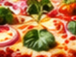 Pizza cu tocăniță de pui