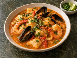 Tocăniță braziliană cu fructe de mare
